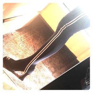 Pull on authentic vintage Chanel boots